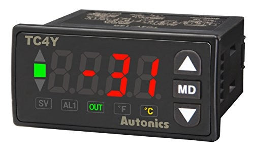 CONTROL TEMPERATURA 72X36MM 100-240VAC SAL.RELE + 1 ALARMA