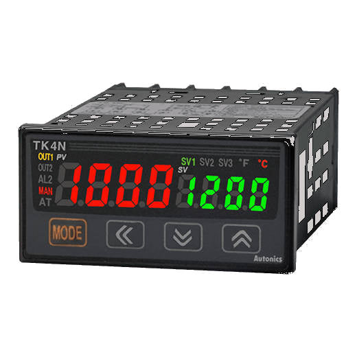 CONTROL TEMPERATURA 48X24X92mm TIPO ENTRADA TERMOPAR, RTD, ANALOGA 0-10V 0-20mA 4-20mA SALIDA DE CONTROL 1 SSR 11VDC SALIDA2 TIPO RELE OPCION ALARMA 2 100-240 VAC CONTROL ON-OFF, PID