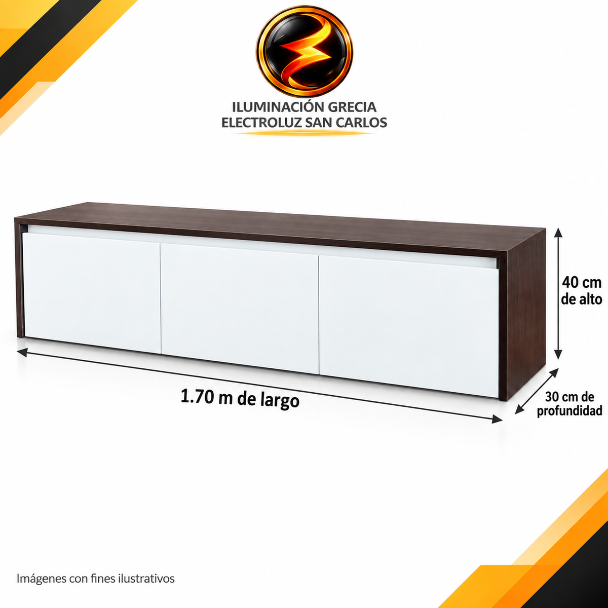 MUEBLE AÉREO MELAMINA