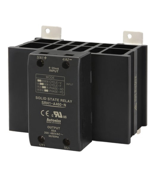 RELE SSR SRH1 60A 200-480VAC CONTROL 4-20MA CRUCE POR CERO CON DISIPADOR AUTONICS