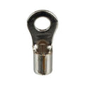 TERMINAL DE OJO PARA ALTA TEMPERATURA DE ACERO INOXIDABLE 483C PARA CABLE 12-10 AWG CON OJO DE 3.78MM DE DIAMETRO INTERNO PAQ 100 UNIDS