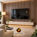 LÁMINA ADHESIVA PAPEL TAPIZ 1.20M X 3M PARA PARED CAFE MATIZ DECORATIVO JQ-7P-016