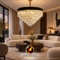 LÁMPARA CANDELABRO 8802-600 AROS CRISTAL