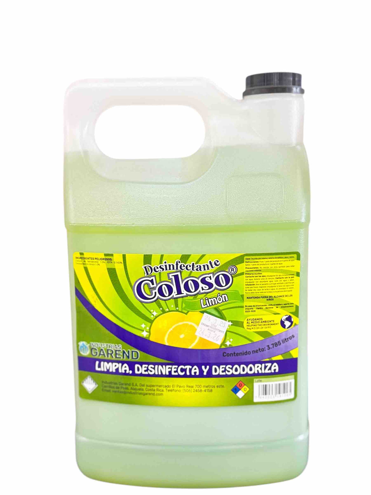 DESINFECTANTE COLOSO LIMÓN 3.785 L SKU : 410-12