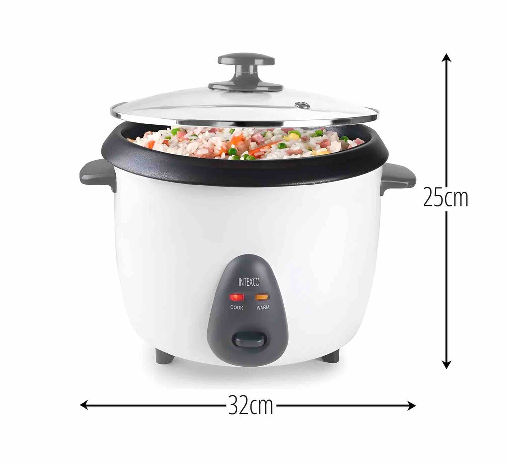 ARROCERA BLANCA 10 TAZAS 1.8L 700W INTEXCO