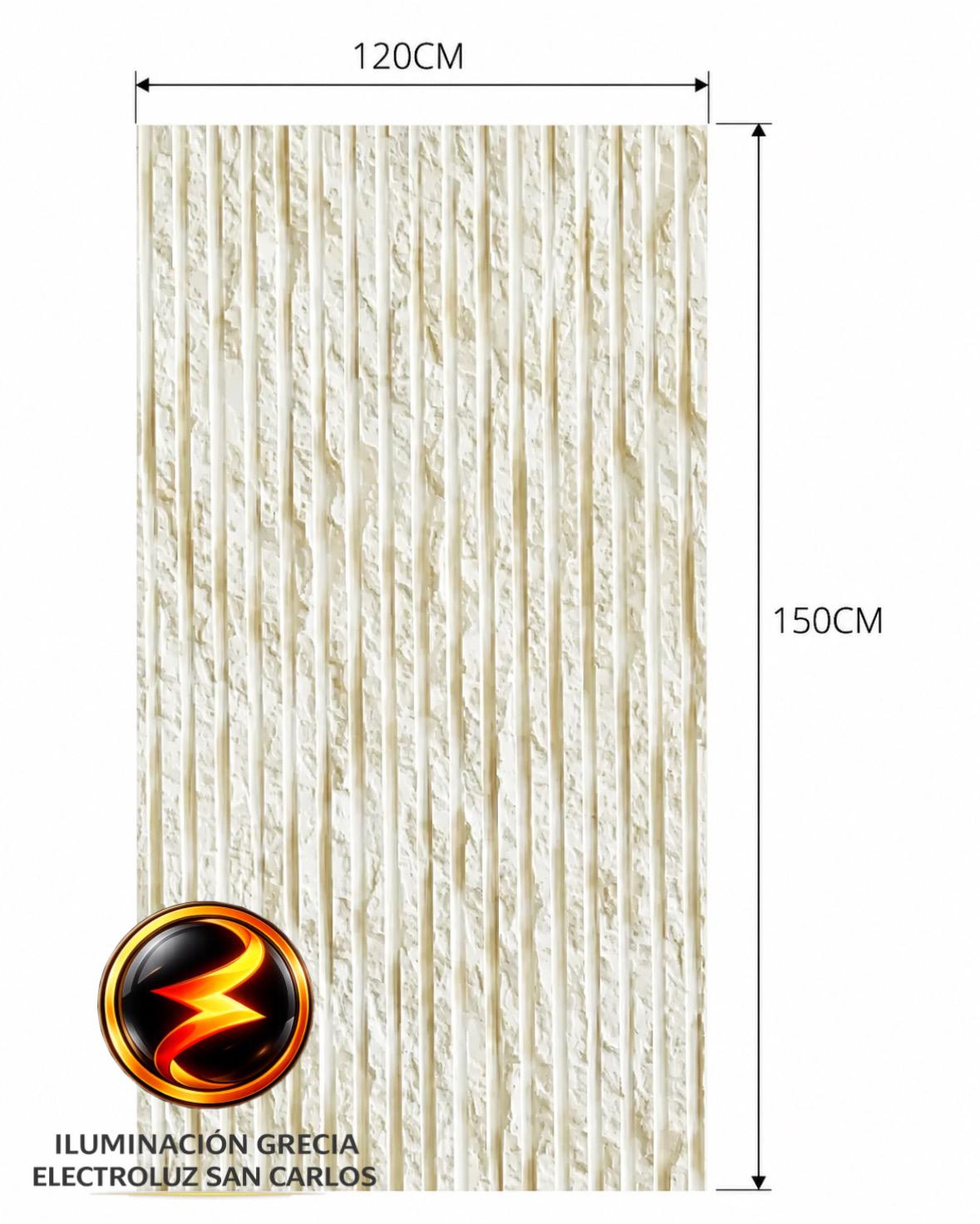 FACHALETA FLEXIBLE PIEDRA PRFV 1.20M X 150M MARFIL WP-9031B