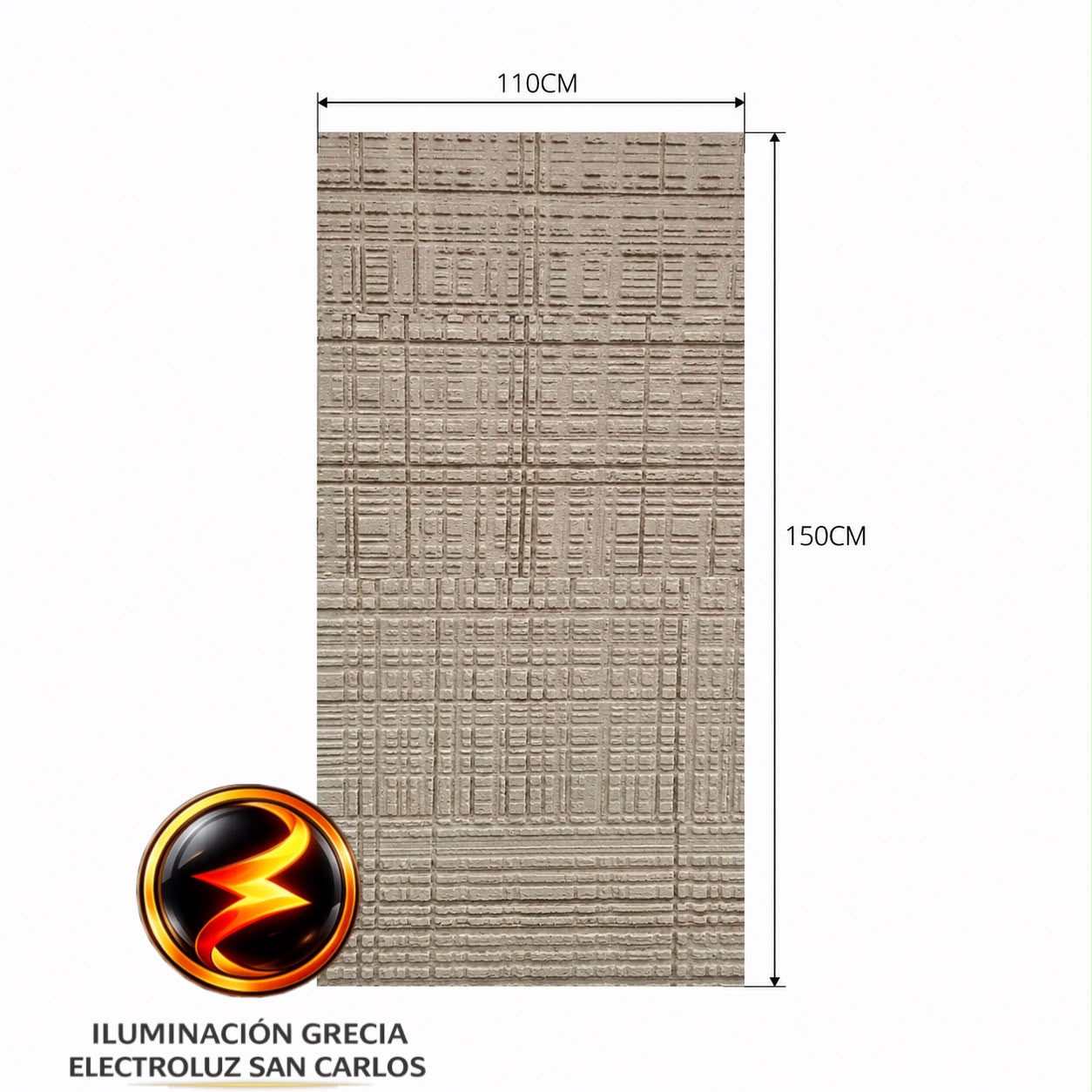 FACHALETA FLEXIBLE PIEDRA PRFV 1.10M X 150M MURETO3D CREMA WP-9011-2