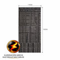 FACHALETA FLEXIBLE PIEDRA PRFV 1.10M X 1.50M MURETO 3D NEGRO WP-9011-5