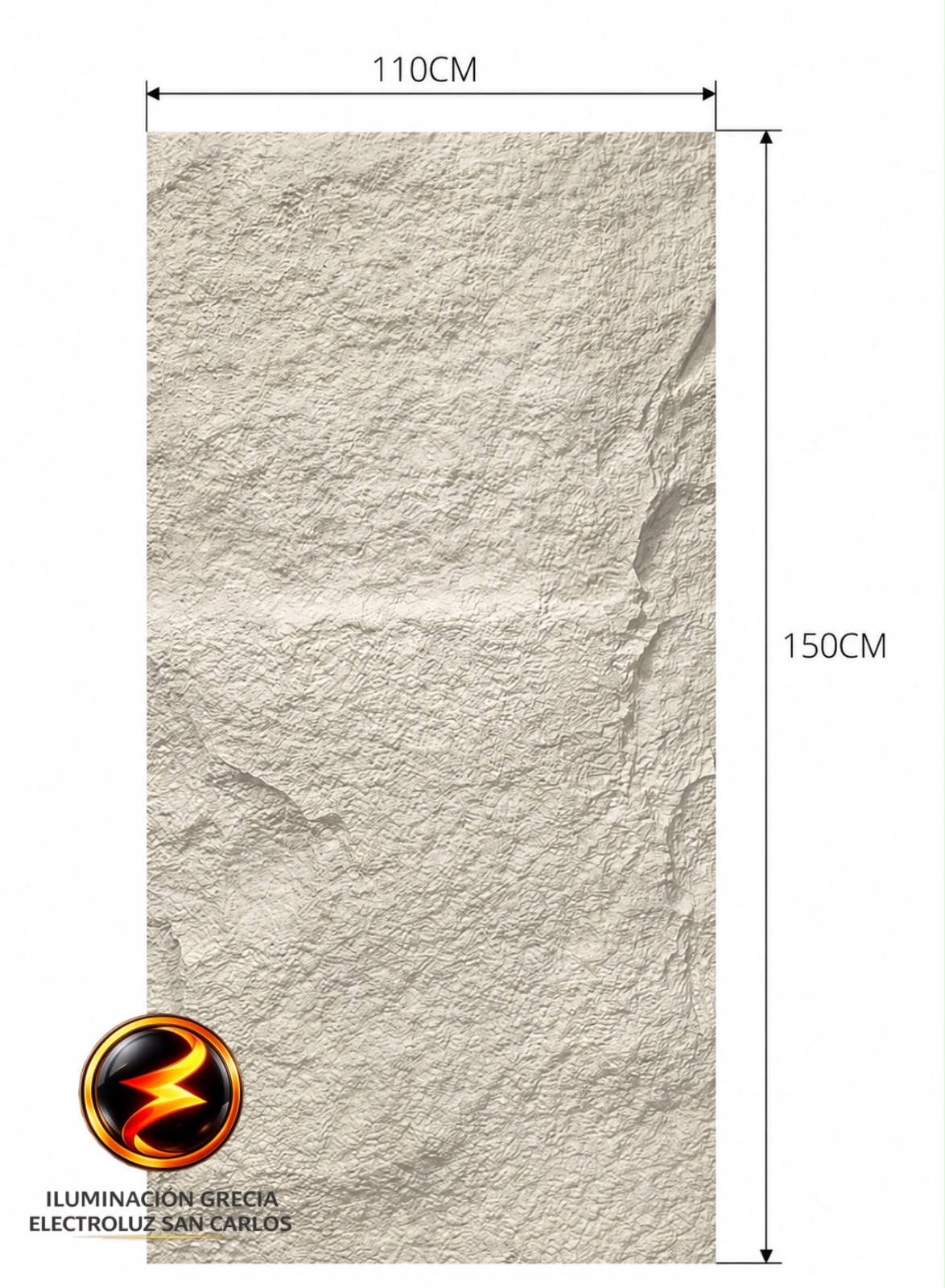 FACHALETA FLEXIBLE PIEDRA PRFV 1.20M X 150M MURETO MARFIL WP-9031B