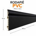 RODAPIÉ RÚSTICO PLÁSTICO 3 METROS