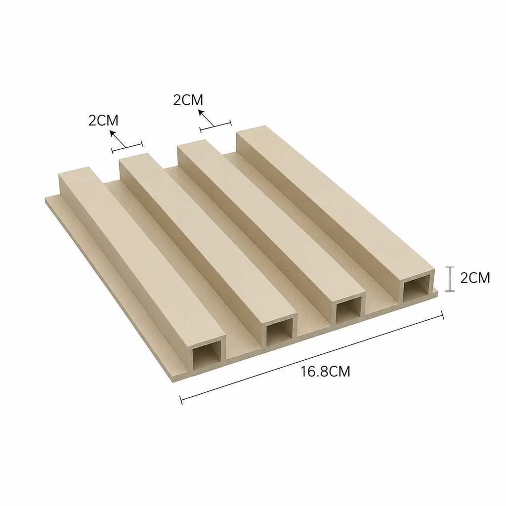 LAMINA ACANALADA 168MM ESTILO BEIGE B9041 X 2.9M