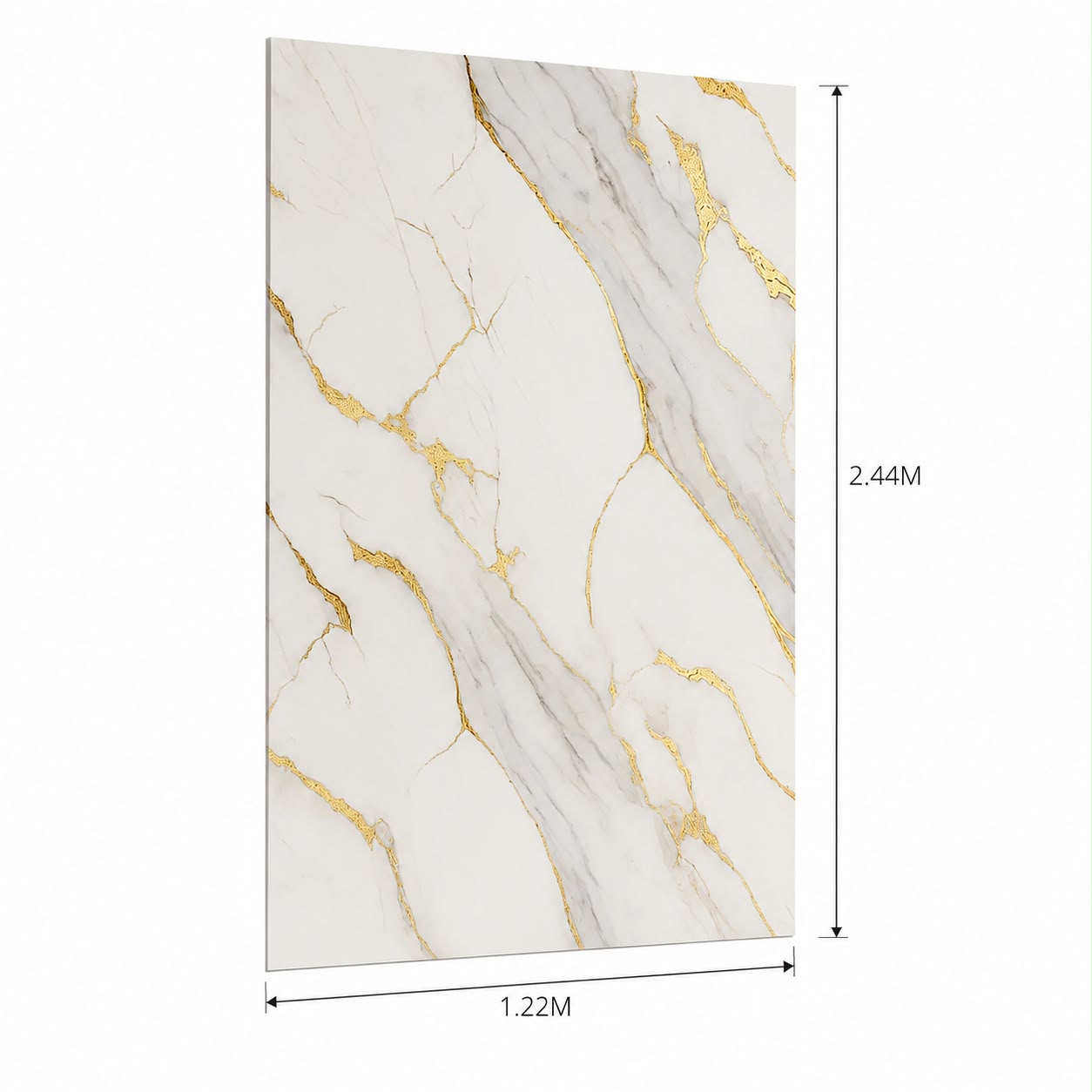 LÁMINA PVC - PANEL UV ESTILO MARMOL ESCALA PICASO 1.22M X 2.44M / 3MM KL8226-1