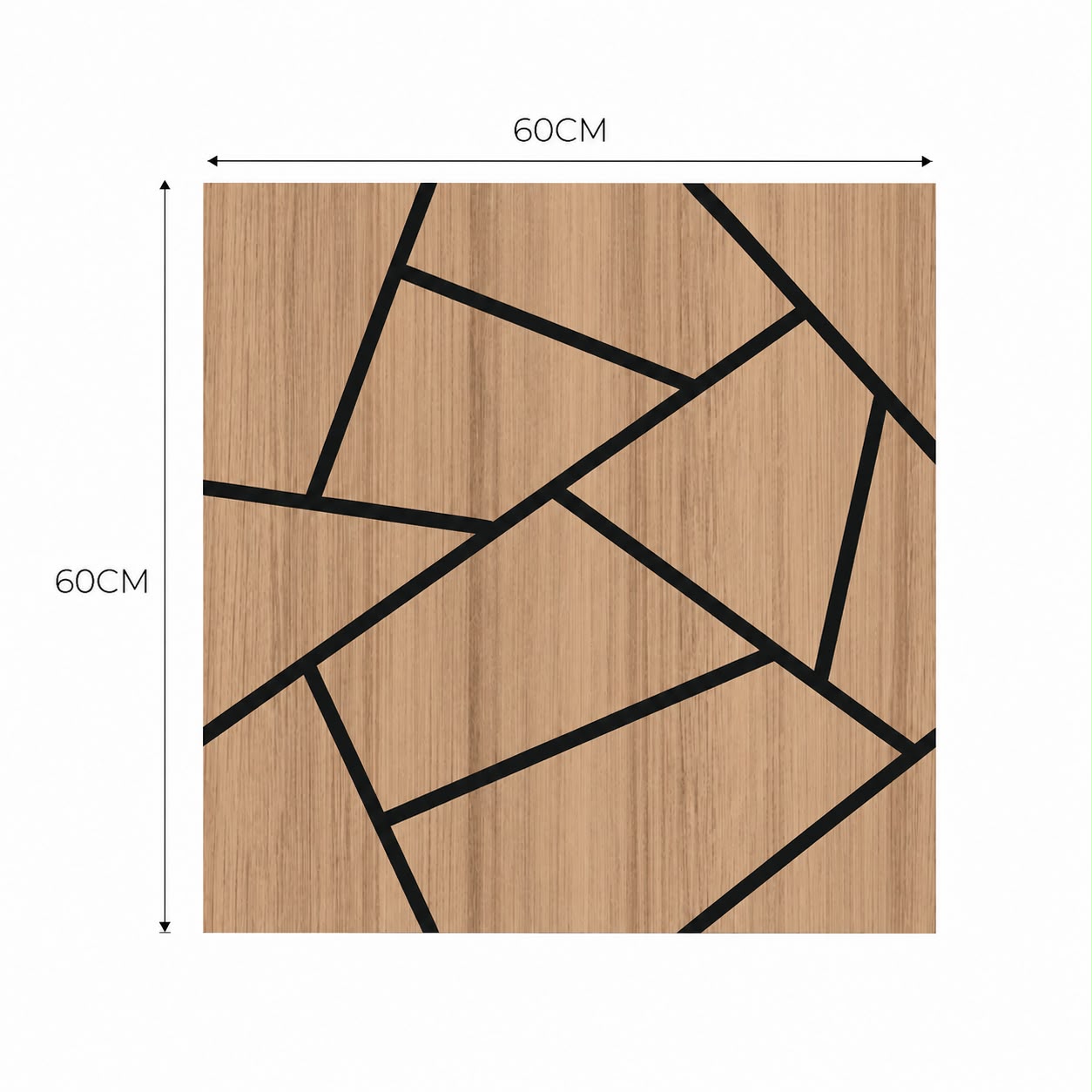 LÁMINA ACÚSTICA FIBRA DE POLIESTER P.E.S BEIGE MOSAICO 60CM X 60CM 17MM UNIDAD XYBZ-024B
