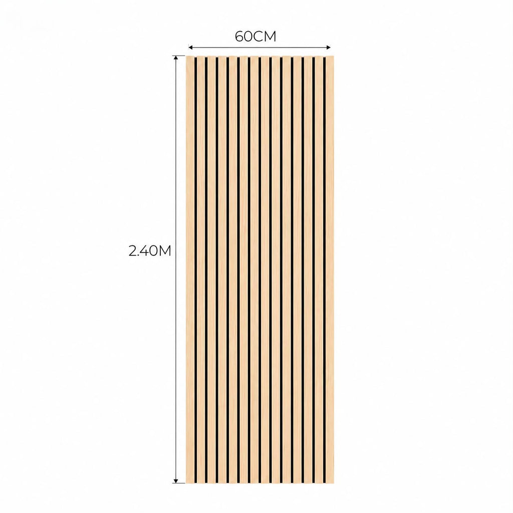 LÁMINA ACÚSTICA FIBRA DE POLIESTER P.E.S ACANALADA GREIGE 2.40MT X 60CM 17MM UNIDAD K7030-A189