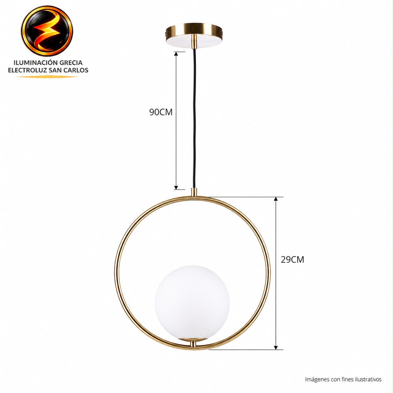 LÁMPARA COLGAR A102 / 2004-1 DISEÑO ITALIANO