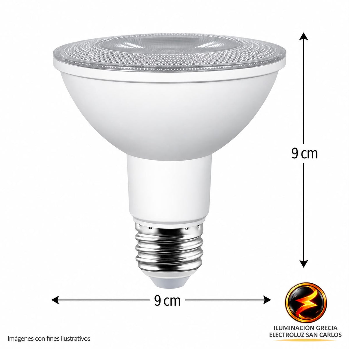 BOMBILLO LED 12W CALIDO/BLANCO PAR30 ILUSIFCRA
