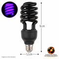 BOMBILLO FLUORESCENTE EN ESPIRAL LUZ VIOLETA S-24W/120V ILUSIFCRA