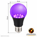 BOMBILLO LED A60 REDONDO LUZ VIOLETA 10W/120V ILUSIFCRA