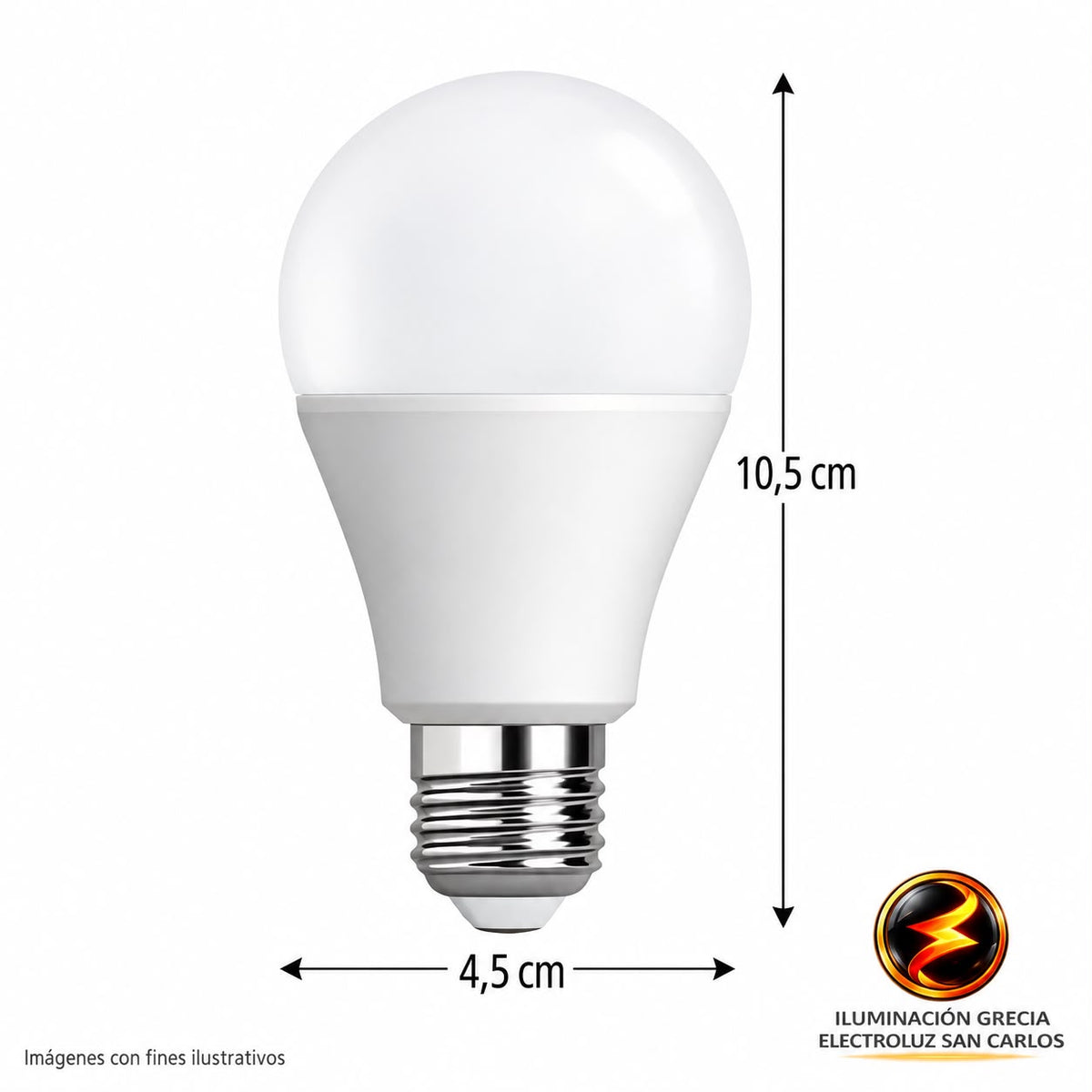 BOMBILLO 12W LED CALIDO 3500K ILUSIFCRA