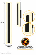 APLIQUE LED 9516 400MM DE PARED LARGO
