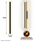 APLIQUE LED 9516 100MM DE PARED LARGO