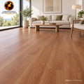 LÁMINA PARA PISO ESTILO SPC 10PC ACABADO MADERA CAOBA CLARO SD-07 18MMX1.22M 2.2M2 CON ESPONJA