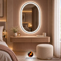 ESPEJO LED 8021 OVALADO TÁCTIL 70CM X 70CM