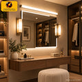 ESPEJO LED 120CM X80CM 3000K TÁCTIL ANTIHUMEDAD LUZ INDIRECTA RECTANGULAR