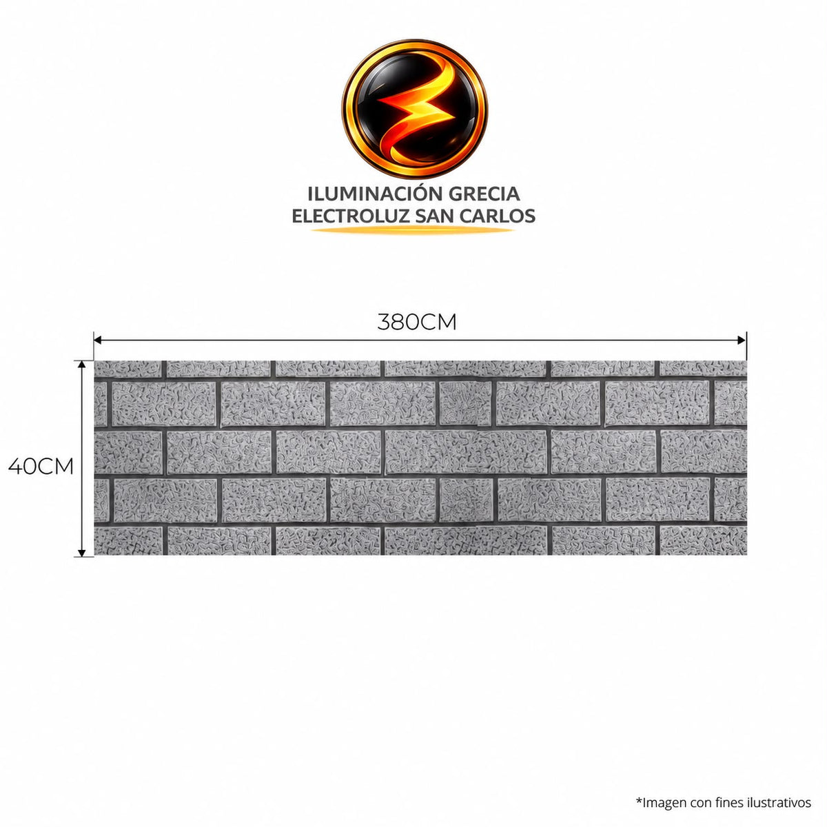 LÁMINA SIDING LADRILLO GRIS EN DOBLE CAPA METÁLICA TIPO SANDWICH DE POLIURETANO SSBZ006