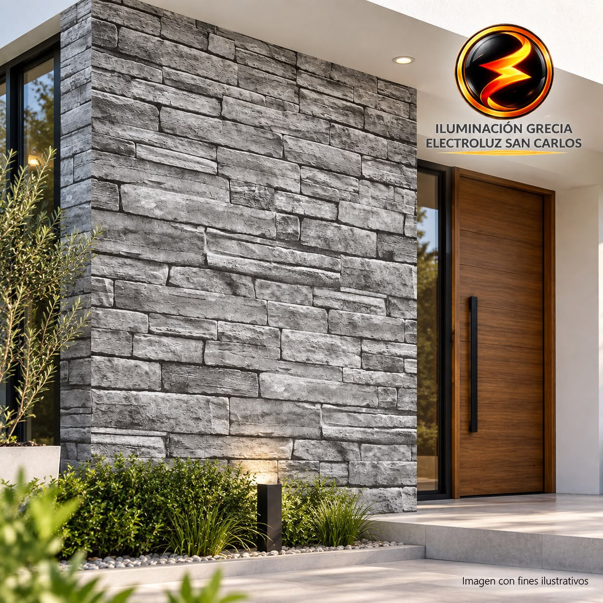 LÁMINA SIDING STONE EN DOBLE CAPA METÁLICA TIPO SANDWICH DE POLIURETANO TTDLS007