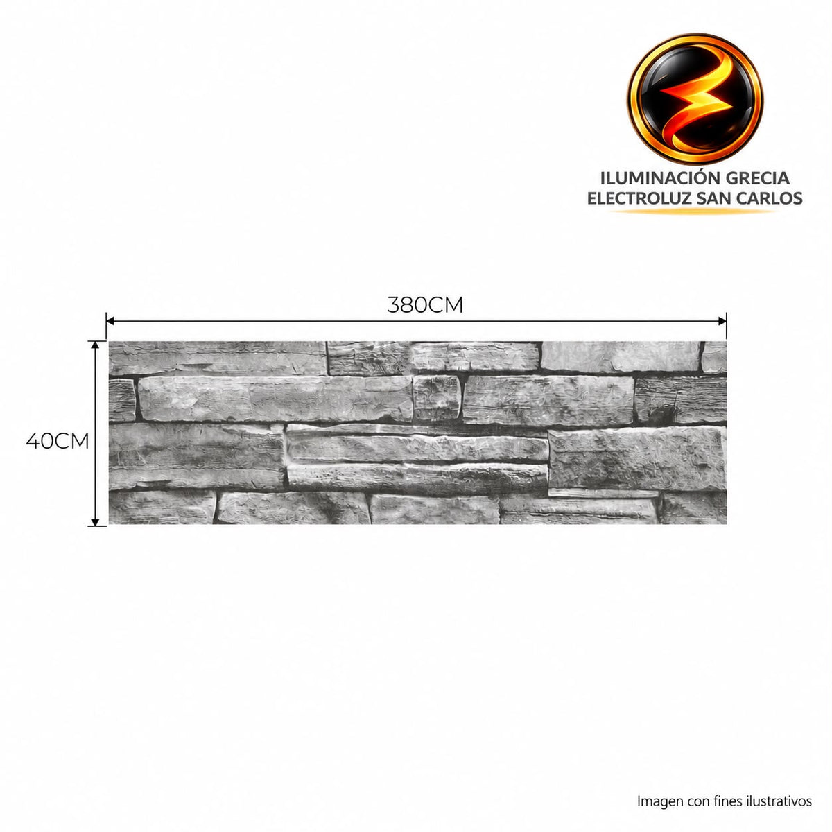 LÁMINA SIDING STONE EN DOBLE CAPA METÁLICA TIPO SANDWICH DE POLIURETANO TTDLS007