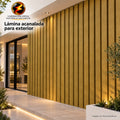 LÁMINA ACANALADA 219MM PARA EXTERIOR ESTILO NATURAL CREMA IS003 X 2.9M