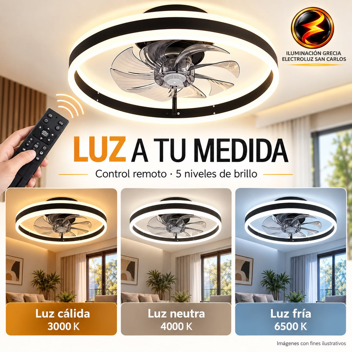 VENTILADOR LED 406-127