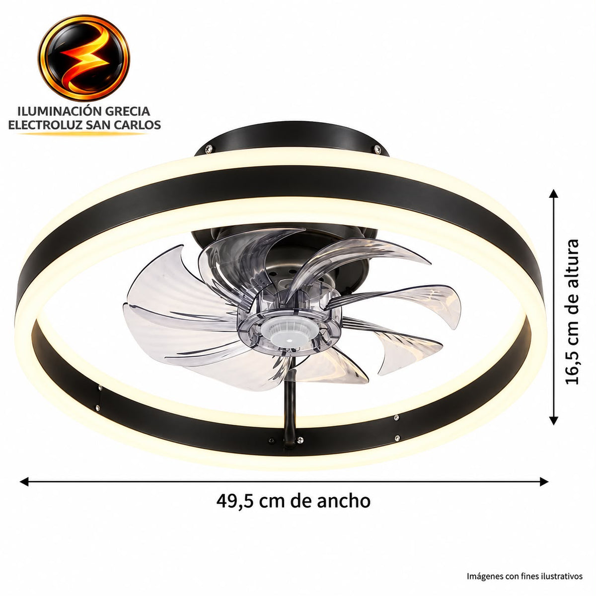 VENTILADOR LED 406-127