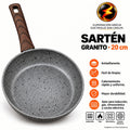 341-13 / SARTÉN 20CM GRANITO /SP120GN