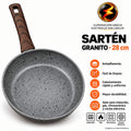 341-35 / SARTÉN 28CM GRANITO SP128GN