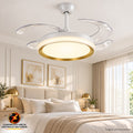 VENTILADOR DE TECHO CON LAMPARA 6058 BLANCO