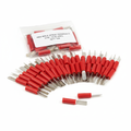 Terminal Cable Macho Plano 3/16" Rojo 16-22AWG