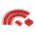 Terminal de Ojo 3mm Rojo 22-16AWG
